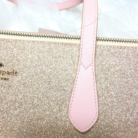 NWT HP🎉🎉🎉Kate Spade Large Rose Gold Joeley - Picture 4 of 8